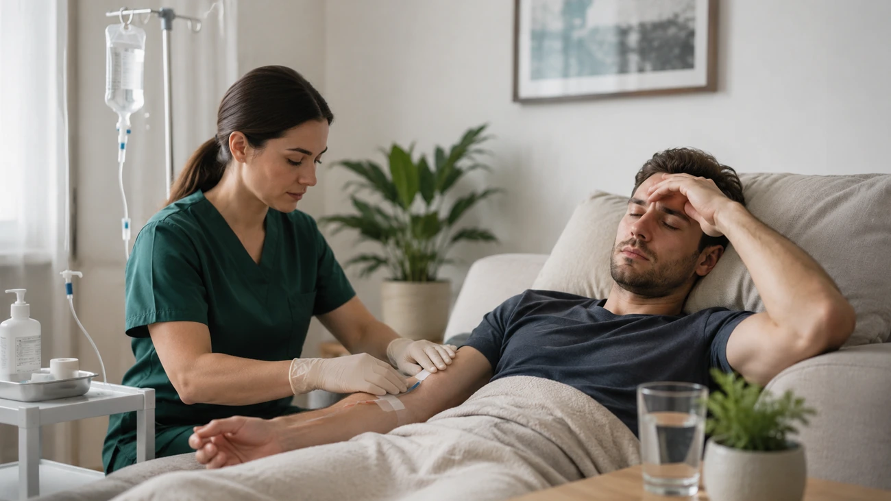 IV Infusion for Alcohol Intoxication and Hangover Капельница при алкогольной интоксикации и похмелье Alkol İntoksikasyonu ve Akşamdan Kalma Durumunda Serum